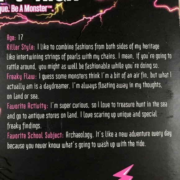 NWOT Monster High SIRENA VON BOO Freaky Fusion - Picture 10 of 16